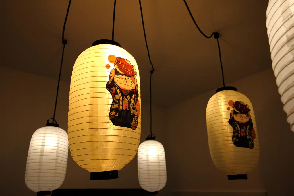 Japanische Papierlampions